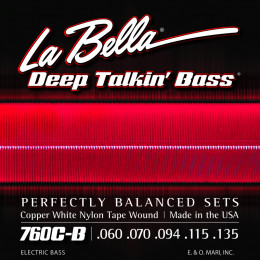 La Bella 760C-B Струны для 5-стр. бас-гитары, калибр 60-135