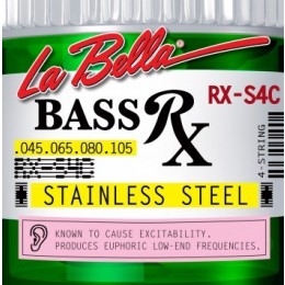 La Bella RX-S4C Струны для 4-стр. бас-гитары, калибр 45-105