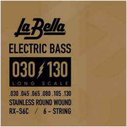La Bella RX-S6C Струны для 6-струнной бас-гитары, 30-130