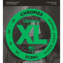 D'Addario ECB80 Струны для 4-х струнной бас гитары