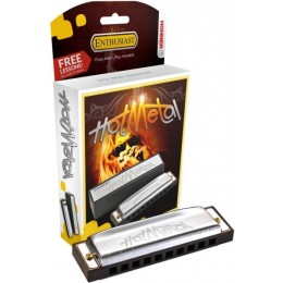Hohner Hot Metal A (M57210X) Губная гармоника с уроками