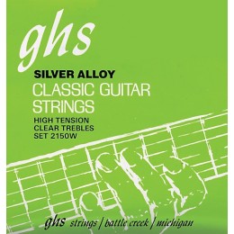GHS STRINGS 2100W SILVER ALLOY Струны для классической гитары, фосфорная бронза