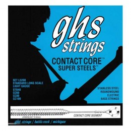 GHS STRINGS L5200 SUPERSTEEL Струн для бас-гитары, 040-100