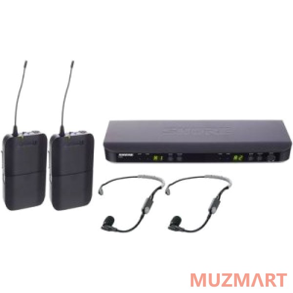 Shure BLX188E/SM35 K3E Двухканальная радиосистема с двумя головными микрофонами SM35