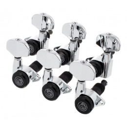 Planet Waves PWAT-331L AUTO-TRIM TUNING MACHINES 3 PER SIDE CHROME Локовые колки с Auto-Trim