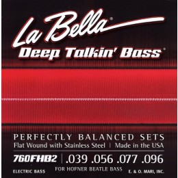 La Bella 760FHB2 Extra Light 39-96 Струны для 4-х струнной бас-гитары