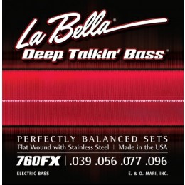 La Bella 760FX Extra Light 39-96 Струны для 4-х струнной бас-гитары