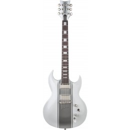 DBZ DIAMOND RENSTP14-WHSS Renegade ST Plus White/Silver Stripes Электрогитара