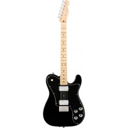 Fender AM PRO TELE DLX SHAW MN BLK Электрогитара