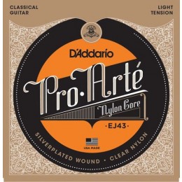 D'Addario EJ43 Струны для классической гитары, серебряная обмотка