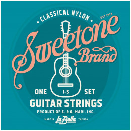 La Bella 1-S Sweetone Струны для классической гитары, серебряная обмотка