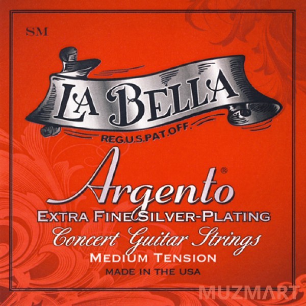 La Bella Argento SM (aspm) Medium Струны для классической гитары