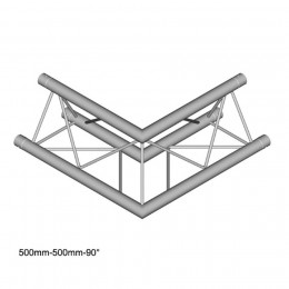 Duratruss DT 23 C21-L90     90 Узел стыковочный двухлучевой