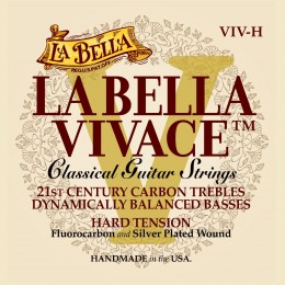 La Bella VIV-H Vivace Hard Tension Струны для классической гитары