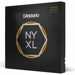 D'Addario NYXL50105 Струны для 4-струнной бас-гитары, 50-105
