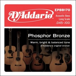 D'Addario EPBB170 Струны для 4-х струнной акустической бас гитары