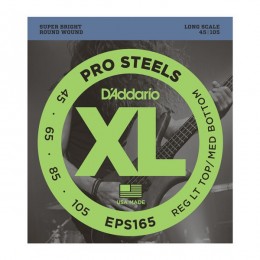 D'Addario EPS165 Струны для 4-х струнной бас гитары