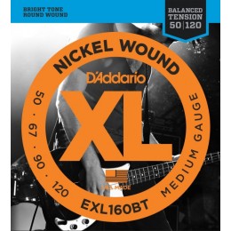 D'Addario EXL160BT Струны для 4-х струнной бас гитары