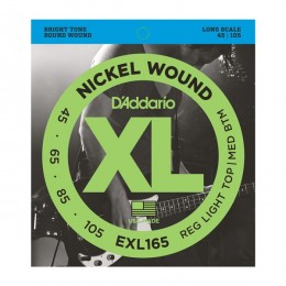 D'Addario EXL165 Струны для 4-х струнной бас гитары