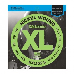 D'Addario EXL165-5 Струны для 5-ти струнной бас гитары