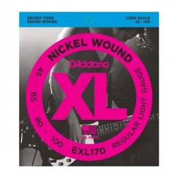 D'Addario EXL170 Regular Light Струны для 4-х струнной бас гитары