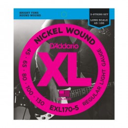 D'Addario EXL170-5 Regular Light Струны для 5-ти струнной бас гитары