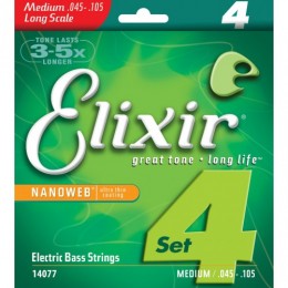 Elixir 14077 Струны для 4-х струнной бас гитары