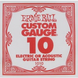 Ernie Ball 1010 Одиночная струна для акустической и электрогитары