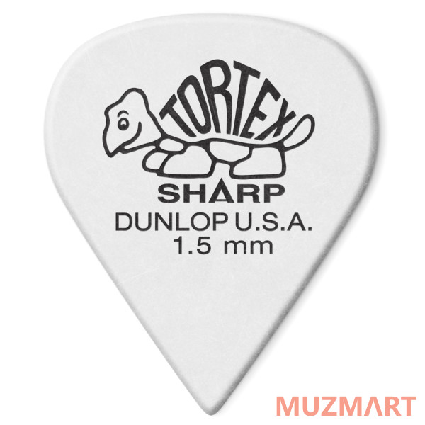 Dunlop 412P1.50 Tortex Sharp Медиаторы 12шт, толщина 1,50мм