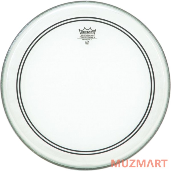 Remo PT-6324-BX Пластик для маршевого бас-барабана 24"