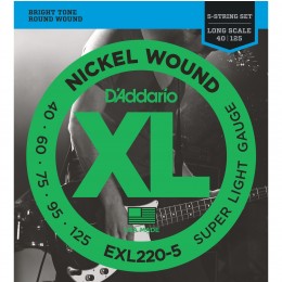 D'Addario EXL220-5 Струны для бас-гитары