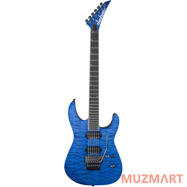 Jackson PRO SERIES SOLOIST™ SL2Q MAH, EBONY FINGERBOARD, TRANS BLUE Электрогитара
