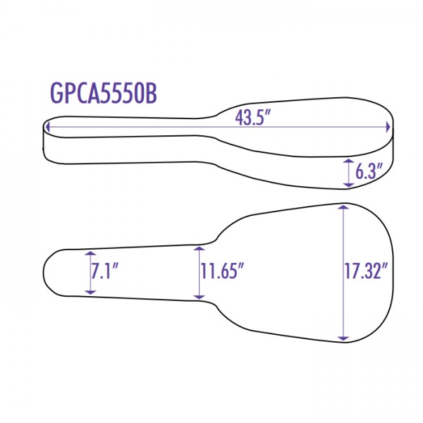 OnStage GPCA5550B Жесткий нейлоновый чехол для акустической гитары