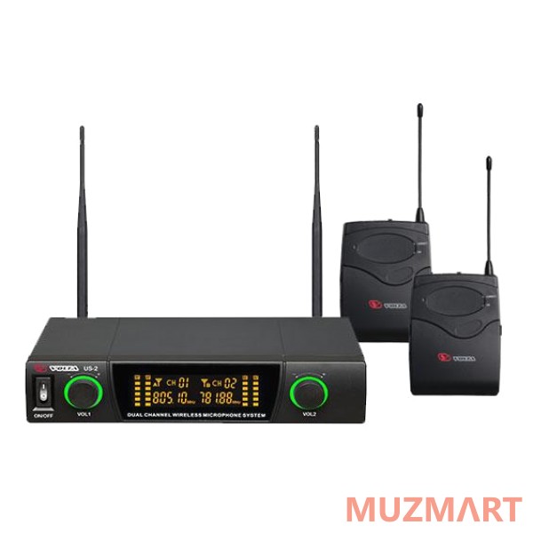Volta US-2H 520.10/725.8 UHF радиосистема с двумя головными микрофонами