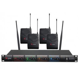Volta US-4H 725.80/622.665/520.10/490.21 UHF радиосистема с четырьмя головными микрофонами