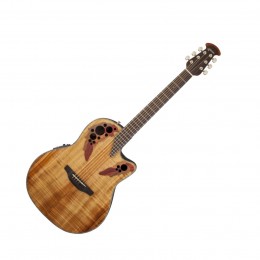 Ovation CE44P-FKOA Celebrity Elite Plus Mid Cutaway Natural Figured Koa электроакустическая гитара