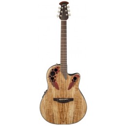Ovation CE44P-SM Celebrity Elite Plus Mid Cutaway Natural Spalted Maple электроакустическая гитара